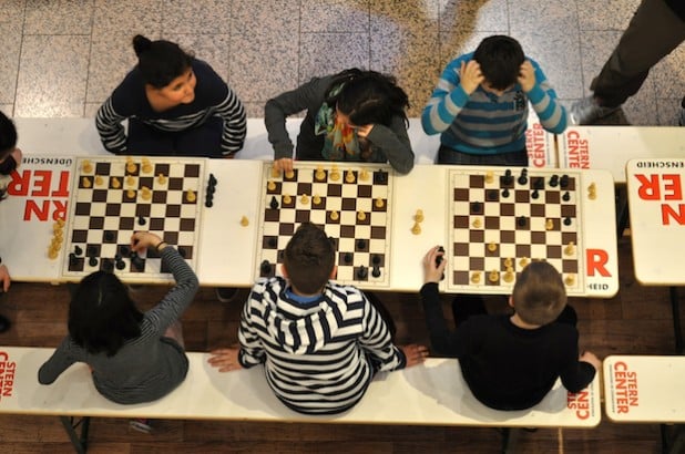 Die Nachwuchsspieler traten in offenen Spielen gegeneinander an - Fotos: Johanna Behrendt