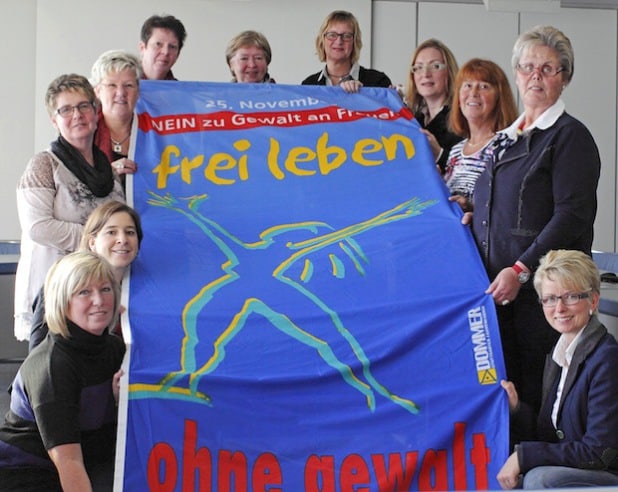 Die Gleichstellungsbeauftragten des Kreises Soest setzen sich für die Bekämpfung von Gewalt gegen Frauen ein (Foto: Stadt Lippstadt).