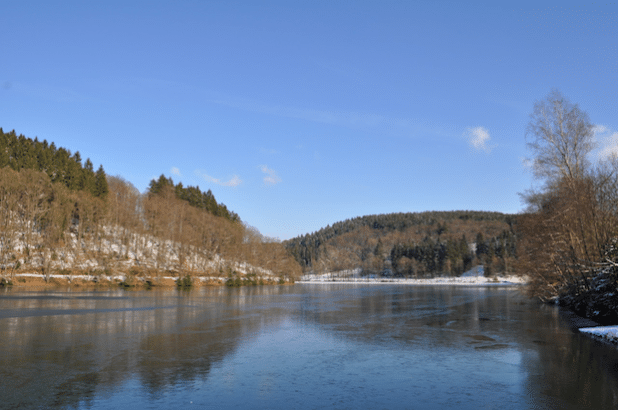Die Jubachtalsperre (Foto: Johanna Behrendt)