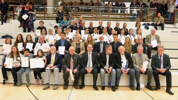 Die Sportlerehrung des Märkischen Kreises in der Hemberg-Sporthalle (Foto: Erkens/Märkischer Kreis)