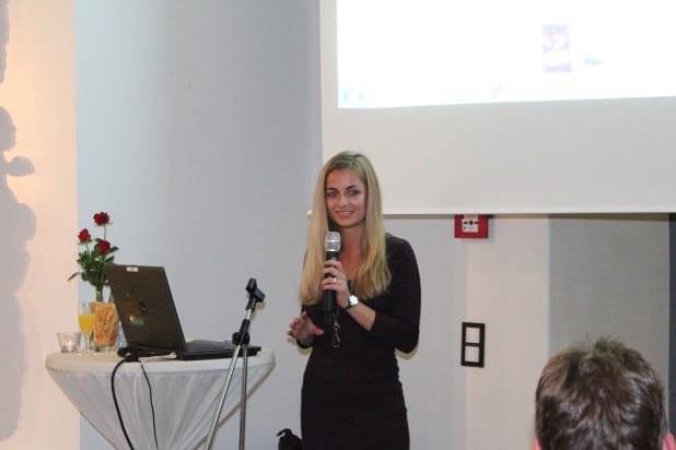 Kristin Meyer berichtete über sämtliche Projektphasen vom Webkaufhaus Attendorn.