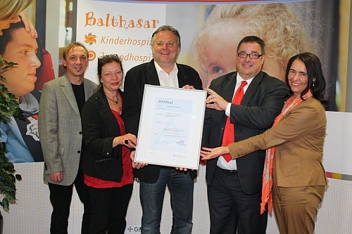 Große Freude beim Kinderhospiz Balthasar in Olpe. Foto: Andrea Schreiber