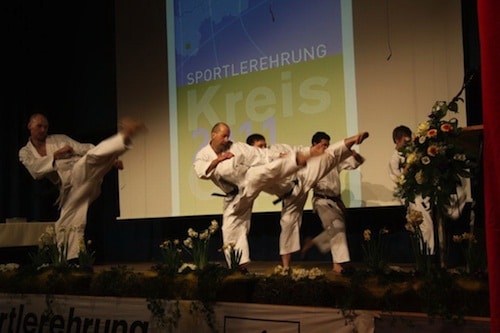  Showact bei der Sportlerehrung im vergangenen Jahr (Foto: Kreis Olpe).