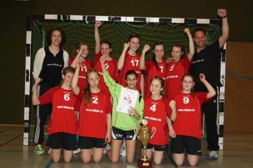 Foto: weibliche Auswahlmannschaft  Handballkreis Iserlohn/Arnsberg