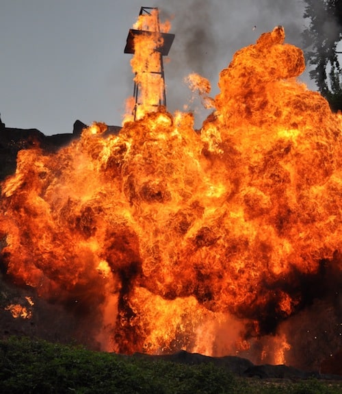 Die Show bietet beeindruckende Effekte