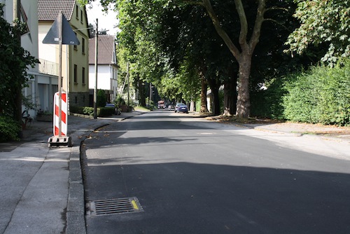 Großflächig wurden die Schäden in der Teichstraße behoben (Foto: Stadt Hemer).