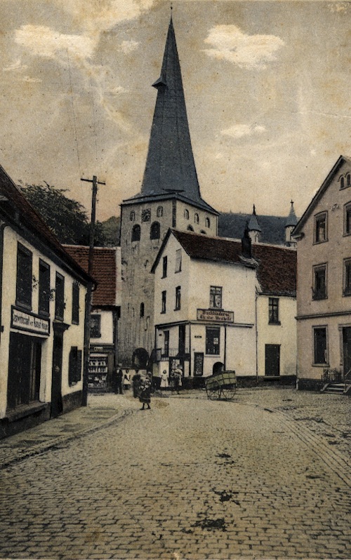 Blick auf die Christuskirche im Jahr 1907 (Quelle: Stadtarchiv Plettenberg).