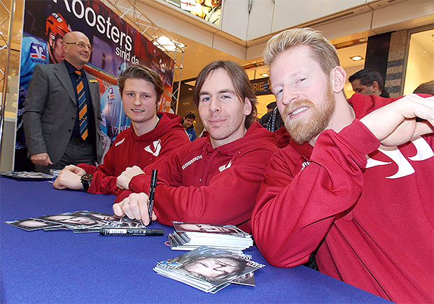 Dieter Orendorz, Collin Danielsmeier, Lasse Kopitz ( v.l.)