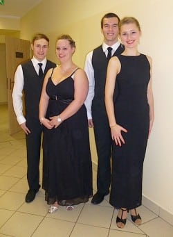 Tobias Schmidt, Katharina Scholl, Benedikt Gernert und Viktoria Michler - Foto: Schöneborn/Märkischer Kreis.