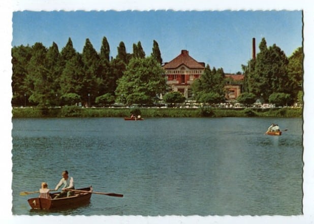 Eine Postkarte vom Seilersee, um 1960 (Foto: Stadtarchiv Iserlohn).