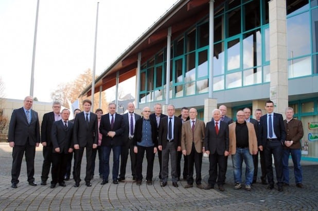 Der Arbeitskreis Wirtschaft in der Gemeinde Bestwig traf sich jetzt im Bestwiger Bürger- und Rathaus (Foto: Gemeinde Bestwig).