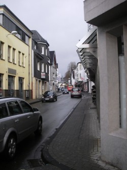 Die aktuelle Verkehrssituation in der Ennester Straße (Foto: Hansestadt Attendorn).