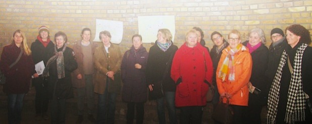 Die Lippstädter Unternehmerinnen besichtigten den historischen Wasserturm (Foto: Stadt Lippstadt).