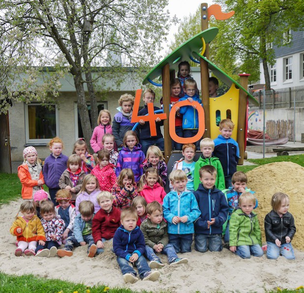 Im Städtischen Kindergarten Bruchhausen freut man sich schon auf den 40. Geburtstag (Foto: Stadt Olsberg).