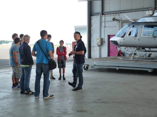 Highlight im letzten Jahr: Der Besuch der Helikopterflugschule kayfly am Siegerland-Flughafen (Foto: KM:SI GmbH).