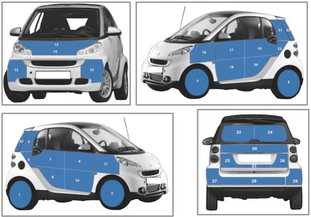 Werbepartner zur Finanzierung des Forschungsprojektes mit Hilfe von Werbeflächen auf dem Fahrzeug werden noch gesucht (Foto: ProNet Energy GmbH).