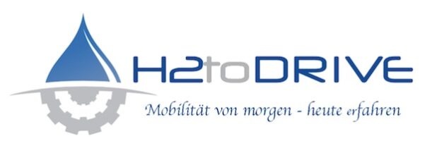 Dieses Logo macht auf das Projekt „H2toDRIVE“ aufmerksam (Grafik: ProNet Energy GmbH).