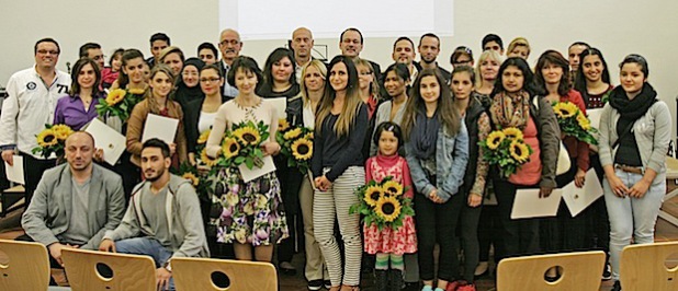 40 Männer und Frauen erhielten ihre Einbürgerungsurkunden (Foto: Schmitz/Märkischer Kreis).