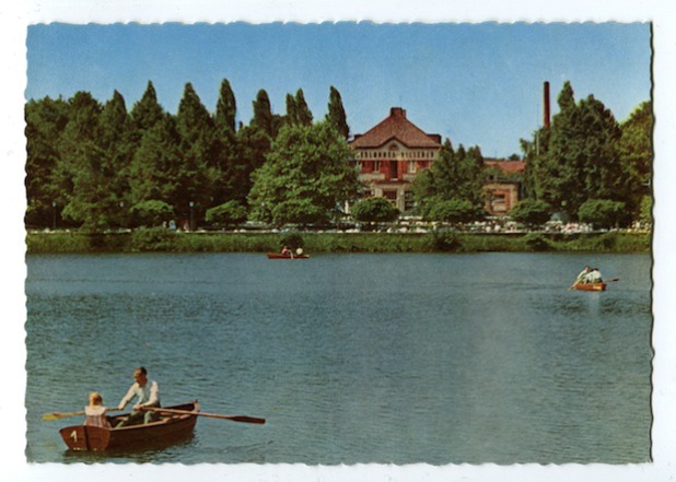 Eine Postkarte vom Seilersee, um 1960 (Quelle: Stadtarchiv Iserlohn).