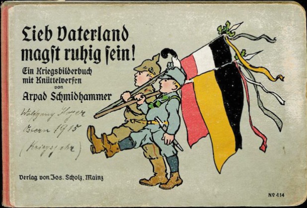 Auch in Kinderbücher hielt die Kriegspropaganda Einzug (Foto: Kreisarchiv Märkischer Kreis).