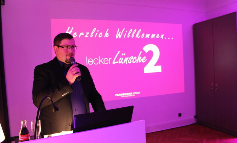 Foto: Sven Parnemann präsentierte am heutigen Abend die 2. Ausgabe von LeckerLünsche.