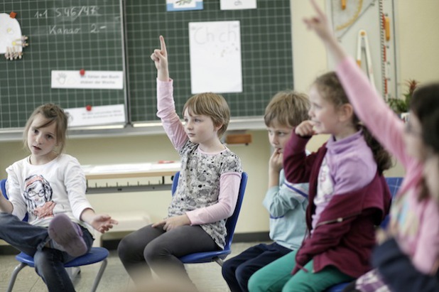 Schüler der Astrid-Lindgren-Schule im Unterricht (Foto: Raffi Derian/Märkischer Kreis).