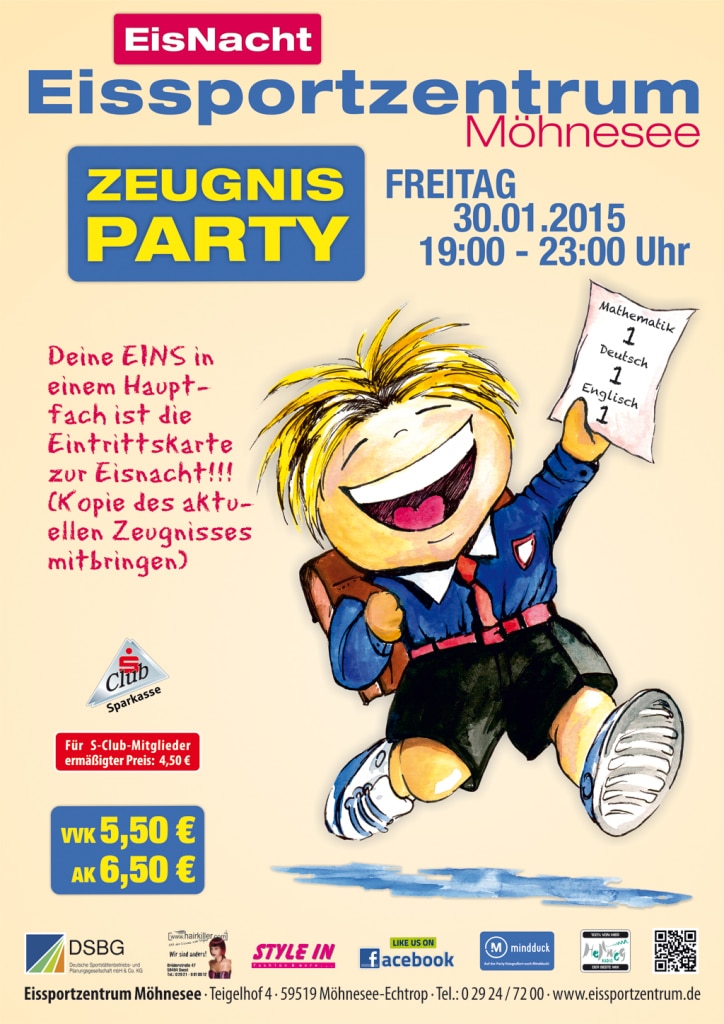 Zeugnis Party Plakat A1 RGB 1024 Pixel 72 dpi