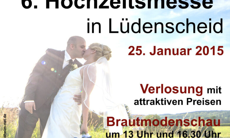 Hochzeitsmesse Lüdenscheid 2015.