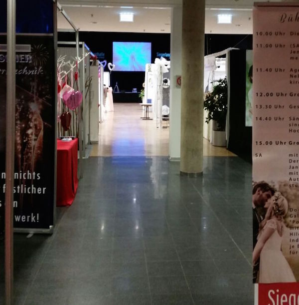 Volle Halle - volle Kompetenz auf der Hochzeitsmesse Siegen. 