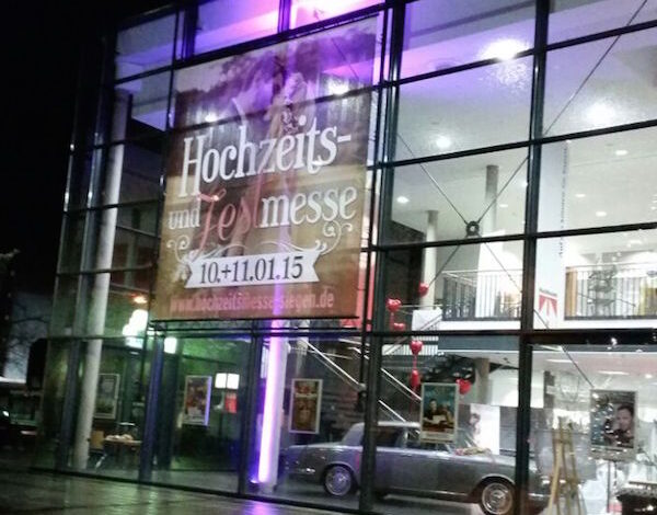 Die Siegerlandhalle wird an diesem Wochenende Austragungsort für die 23. Hochzeitsmesse Siegen. Fotos: Despina Tagkalidou (SüWeNa).