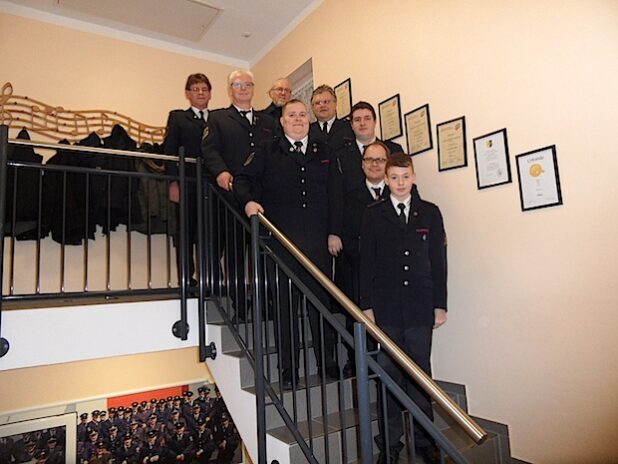 Von oben links nach unten: Bernhard Bornfelder, Heinz Jakisch, Detlef Humbeck, Torsten Hücking, Carmen Langenhorst, Robin Stuwe, Norbert Wagener und Mark Papst (es fehlt Stefan Slupikowski) - Foto: Stadt Hemer.