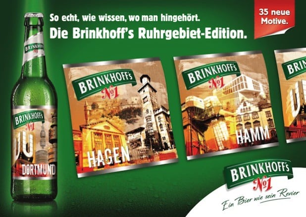 Brinkhoff’s No.1 bringt das Ruhrgebiet aufs Etikett! - Foto: Dortmunder Brauereien.