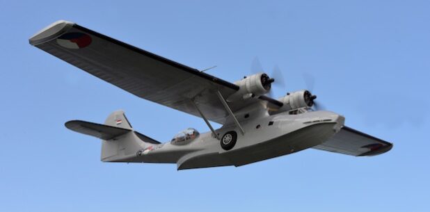 Ein stattlicher Brummer: 15 Passagiere finden im Bauch des historischen Catalina-Flugbootes bequem Platz. Für Aero-Enthusiasten ist ein Mitflug ein Erlebnis, das an deren Seele rührt (Foto: Philipp Prinzing).