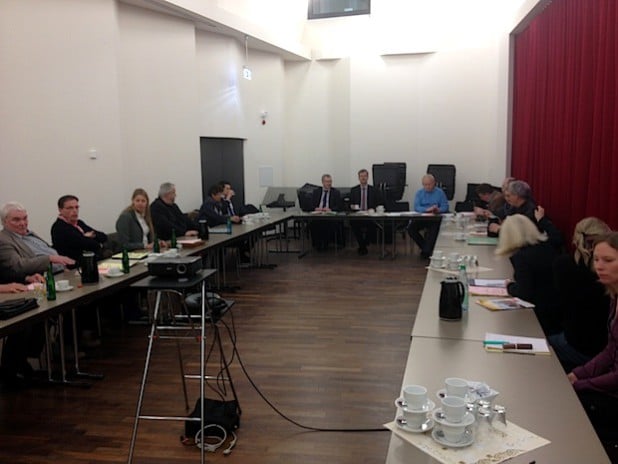 Der Kulturausschuss im Musikbildungszentrum SWF (Foto: Pressestelle Hochsauerlandkreis).