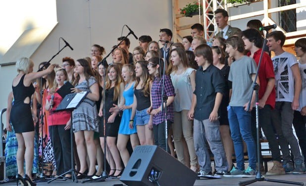 Spaß ist beim Festival des Europäischen Liedes in Ratibor sicher, wie das Bild aus dem vergangenen Jahr zeigt (Foto: Grzegorz Nowako).