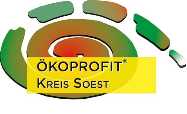 Dieses Logo wirbt für das Projekt Ökoprofit (Quelle: Kreis Soest).