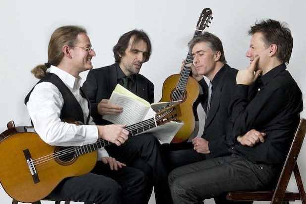 Das "Orlando Guitar Quartet" - Quelle: Brilon Kultour