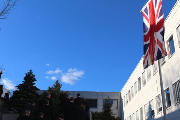 Foto: Herrliches Wetter begrüßte die Besucher auf dem Firmengelände der EMG Automation GmbH.