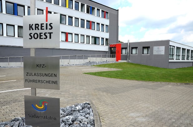 Die neue Zulassungsstelle in Lippstadt-Lipperbruch, Mastholter Straße 230b, eröffnet am 21. September. In der Vorwoche bleibt sie wegen des Umzugs geschlossen (Foto: Wilhelm Müschenborn/Kreis Soest).