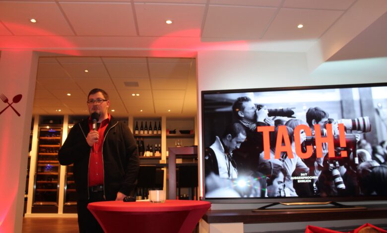 Sven Parnemann stellte sein neues Lokalportal "Guten-Tach.de" vor.