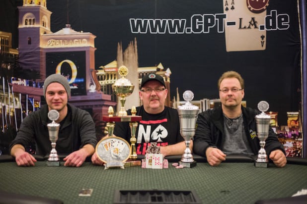 Die Gewinner des CPT-LA 2015 von links: Johannes Korn, Eddy Gapinski und Dirk Kahl - Foto: Sinan Muslu