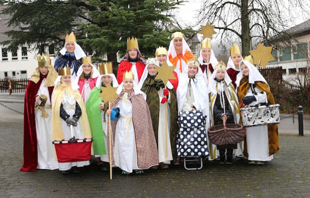 Die Hützemerter Sternsinger - Foto: Ingo Grütz