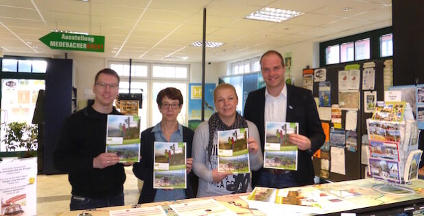 Das Team der Touristik-Gesellschaft Medebach mbH von links: Karuna Eckel, Annette Grosche, Andrea Hegel und Geschäftsführer Frank Linnekugel - Foto: Touristik-Gesellschaft Medebach mbH.