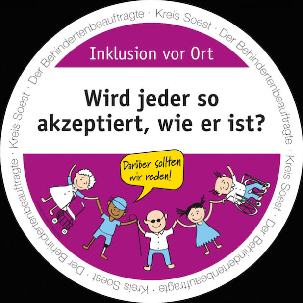 20 unbequeme Fragen auf Getränkeuntersetzern sollen zum Nachdenken und Diskutieren anregen (Quelle: Kreis Soest).