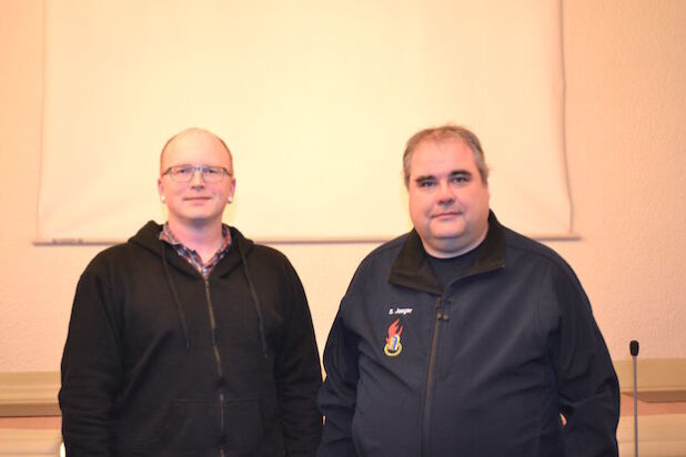 Links: Oliver Lütz, rechts: Stefan Jaeger - Foto: Natalie Meyer, Quelle: Stadt Hilchenbach