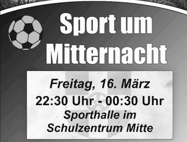 Geseke - Sport um Mitternacht am 16. März 2018