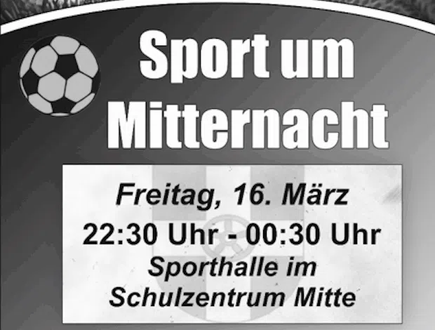 Geseke - Sport um Mitternacht am 16. März 2018