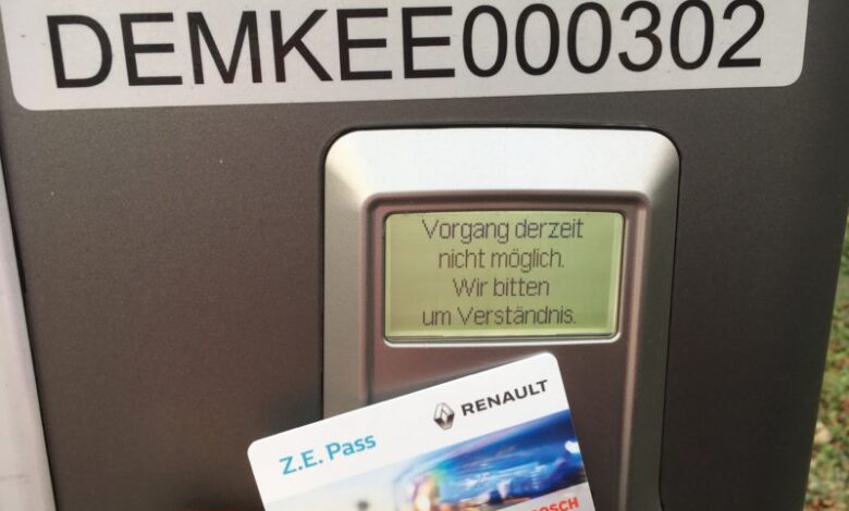 Mark-E Lasesäule in Meinerzhagen.