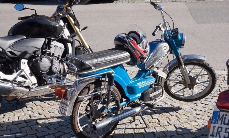 Alte Mofas werden wieder modern. So auch die Zündapp.