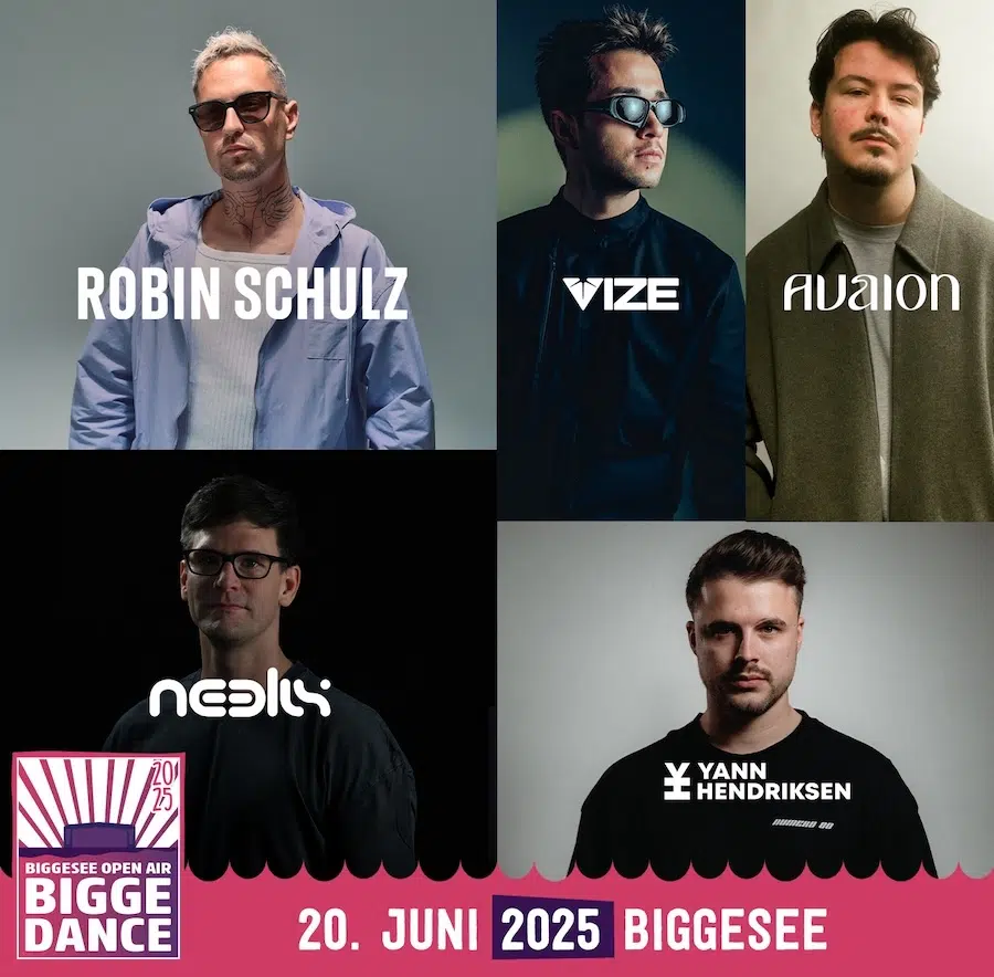 Bigge-Dance 2025 am Biggesee - DJ Robin Schulz u.a. dabei!